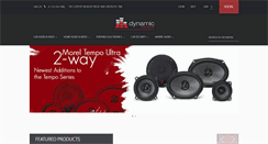 Desktop Screenshot of dynamicautosound.net